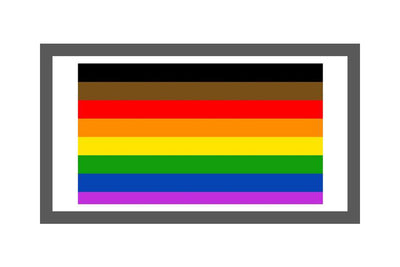 REDESIGNED PRIDE FLAG – RECOGNIZING PEOPLE OF COLOR