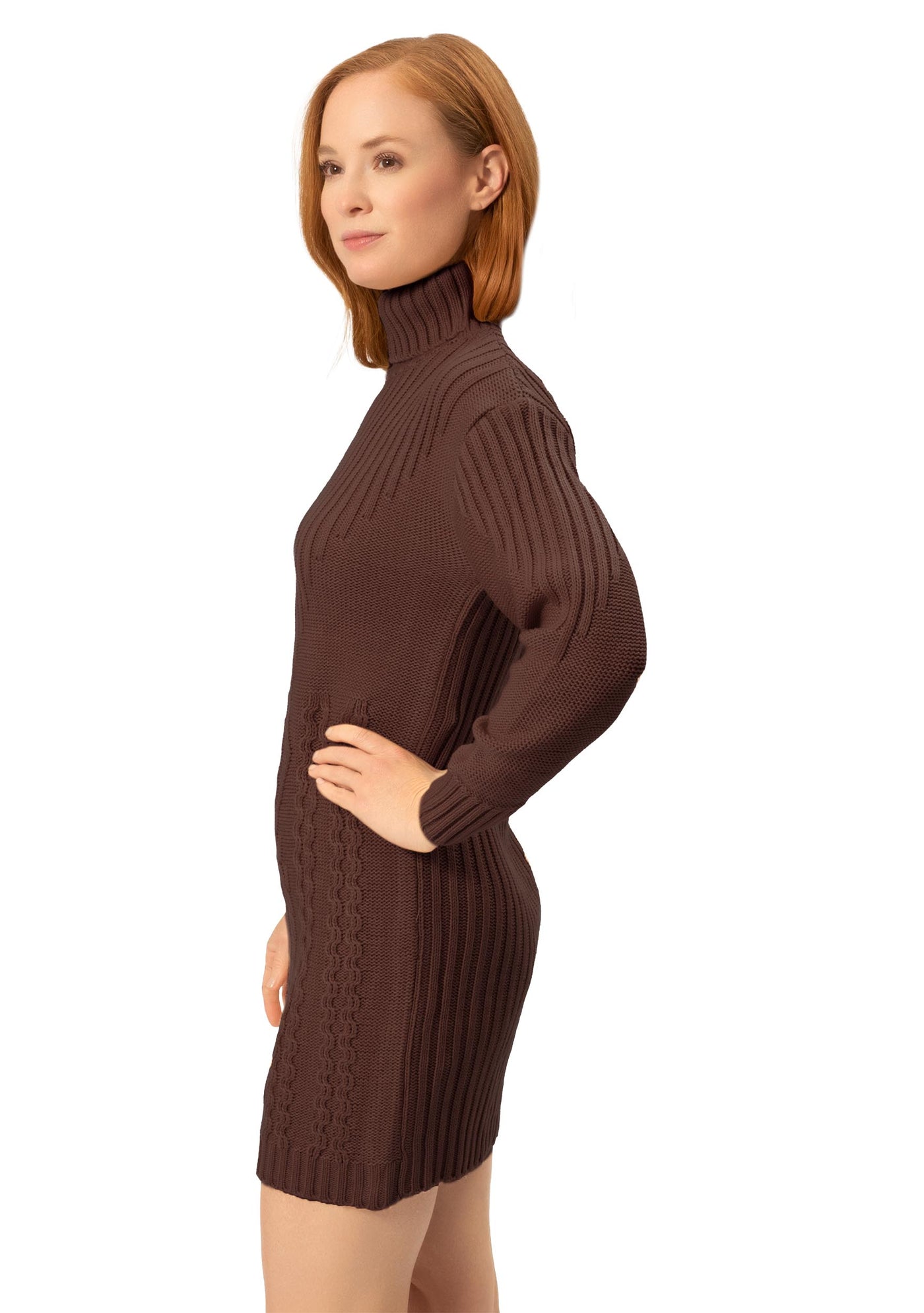 TNECK SWEATER DRESS