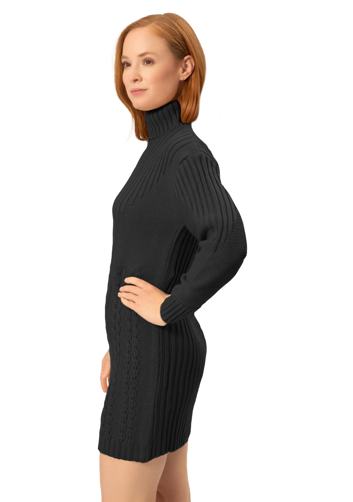 TNECK SWEATER DRESS