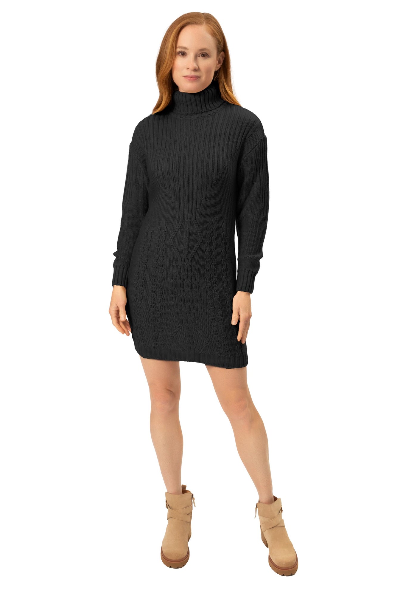 TNECK SWEATER DRESS