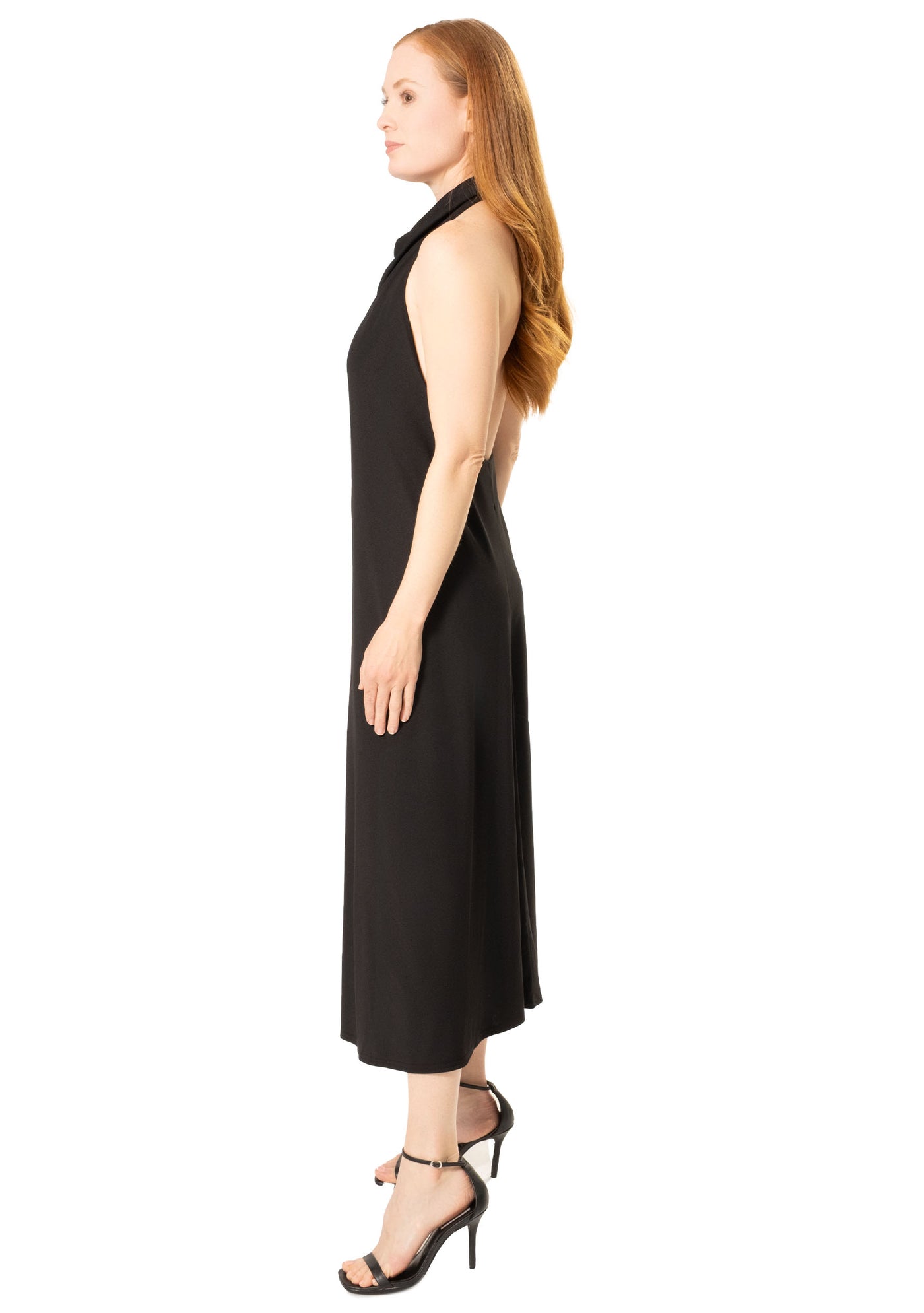 JERSEY HALTER DRESS