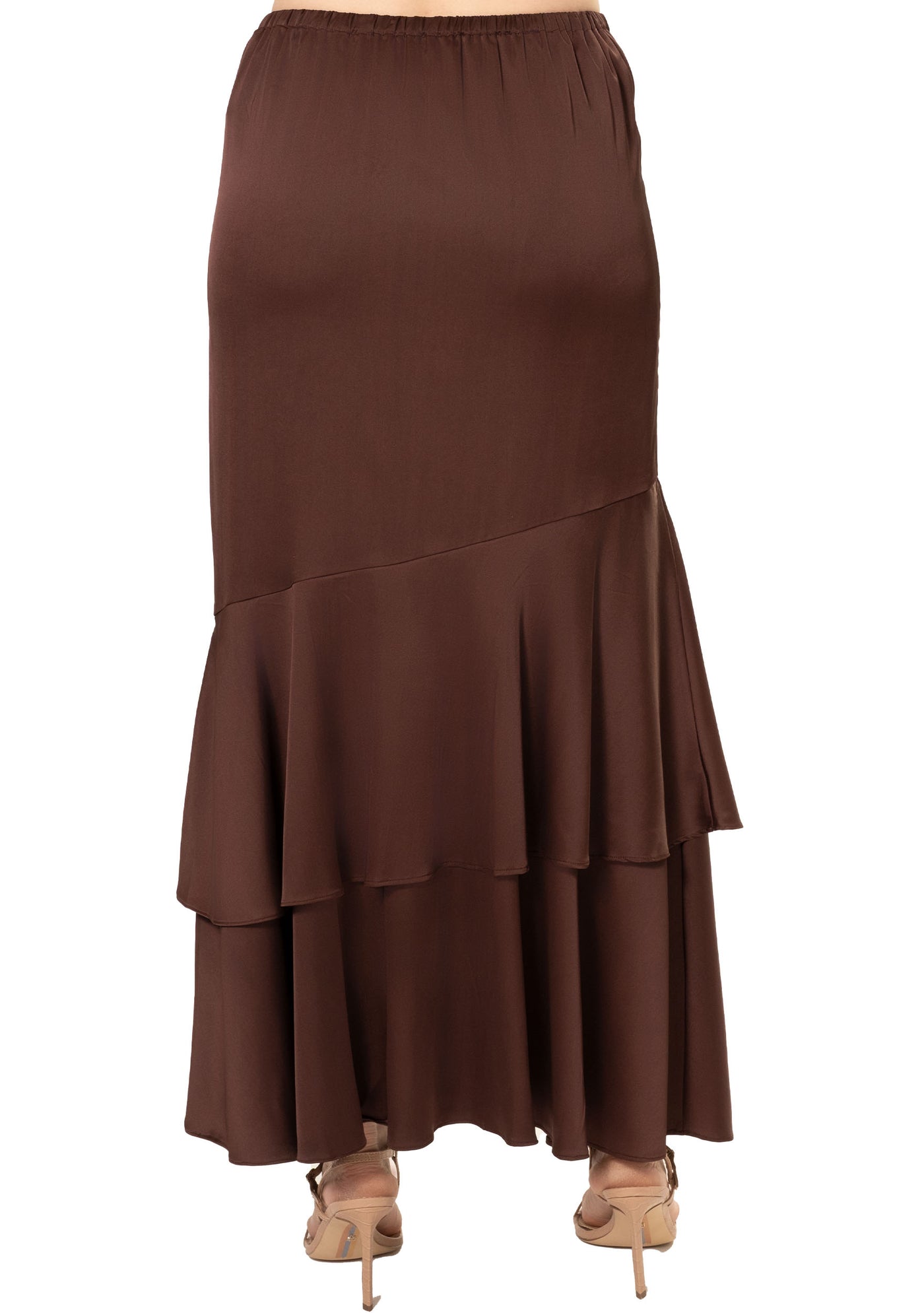 SOLID TULIP HEM SKIRT