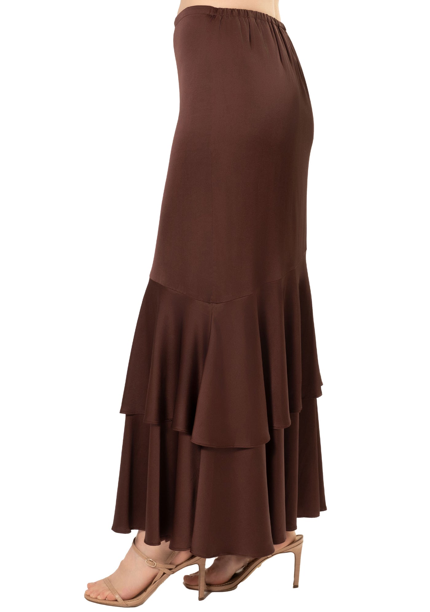 SOLID TULIP HEM SKIRT