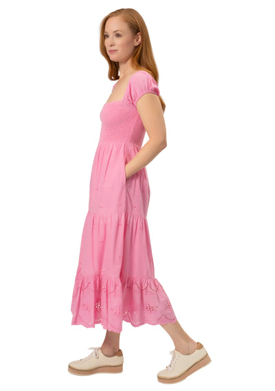 SHORT EMBROIDERED DRESS