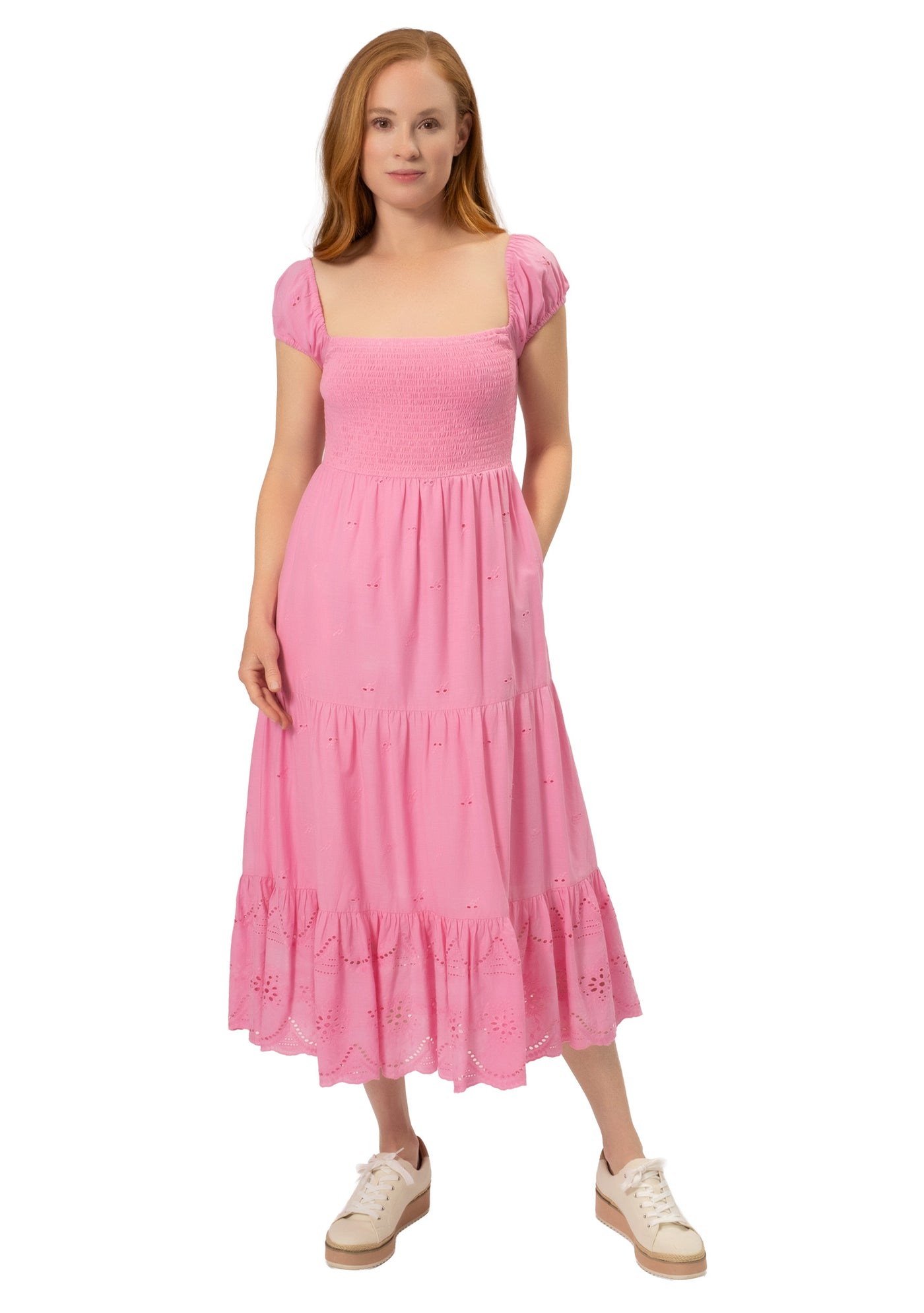 SHORT EMBROIDERED DRESS