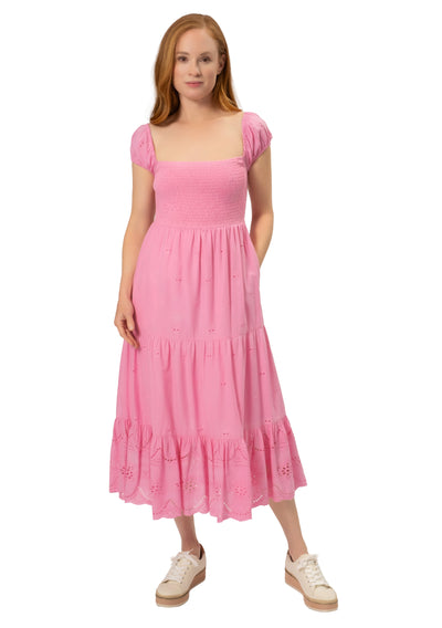 SHORT EMBROIDERED DRESS