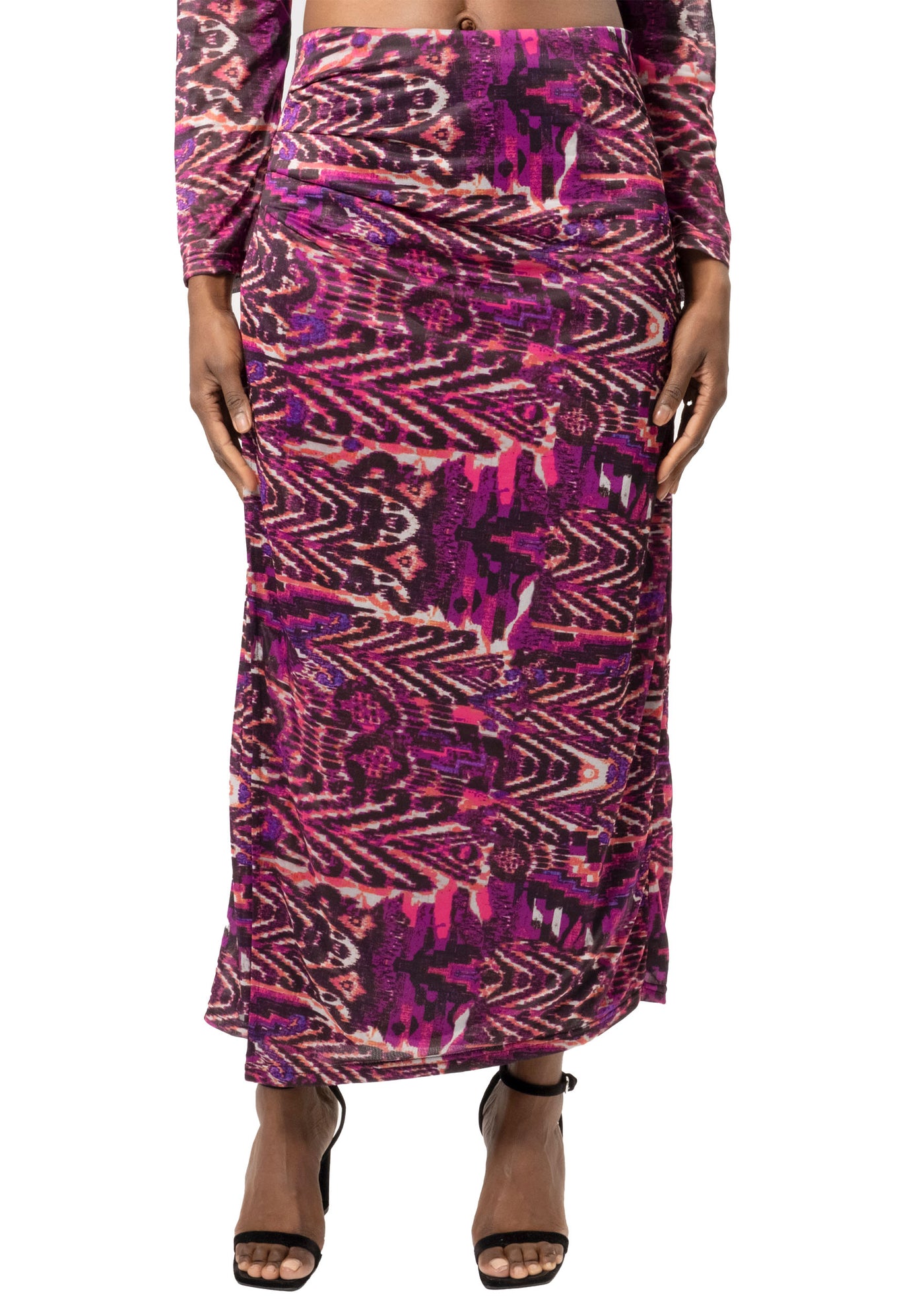 LEE MIDI JERSEY SKIRT