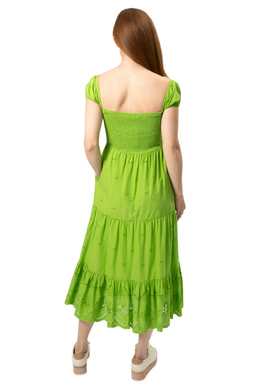 SHORT EMBROIDERED DRESS