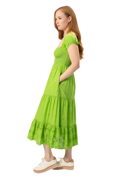 SHORT EMBROIDERED DRESS