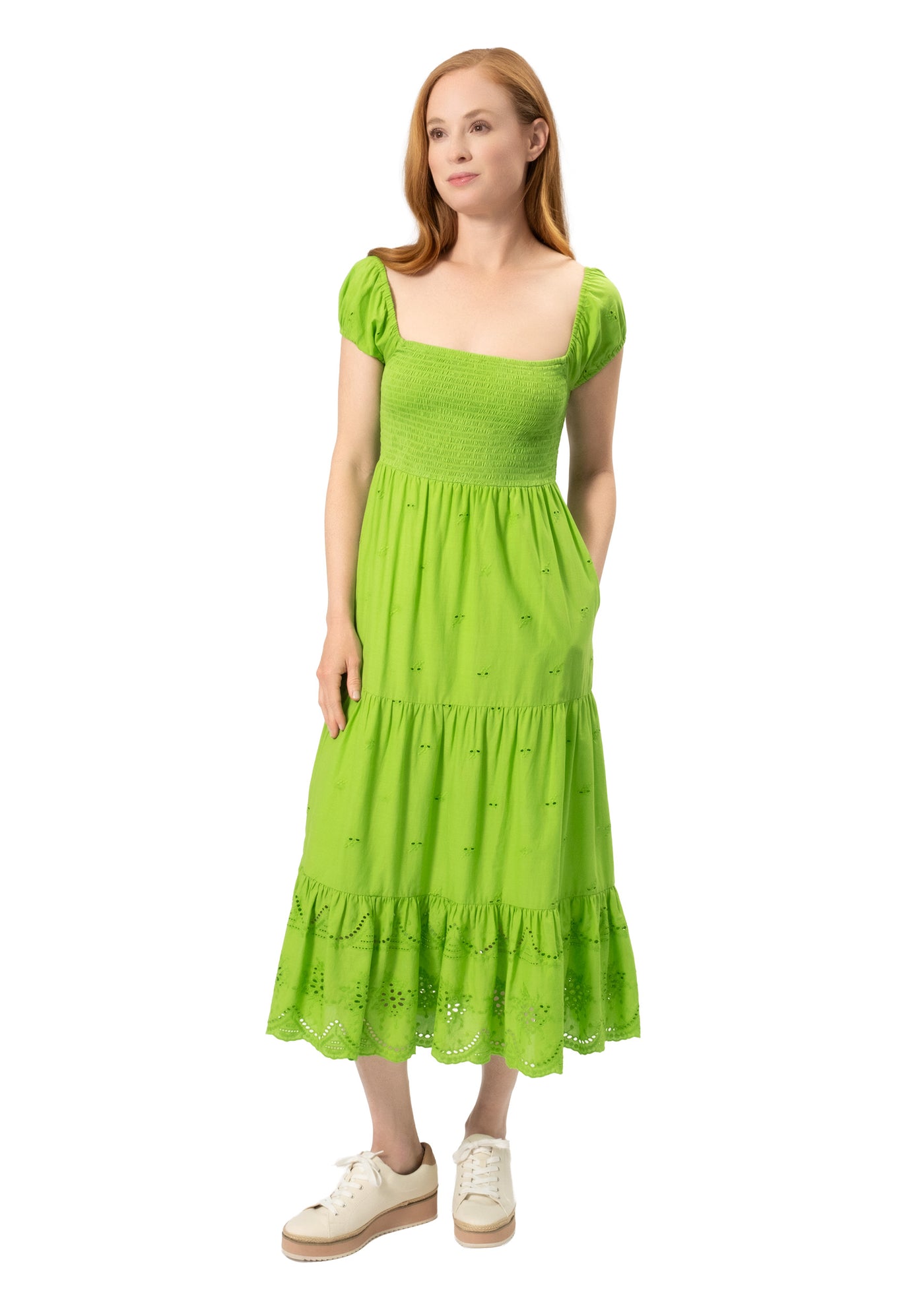 SHORT EMBROIDERED DRESS