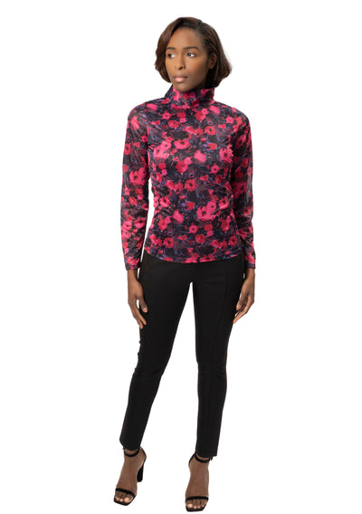 LEE MOCKNECK JERSEY TOP