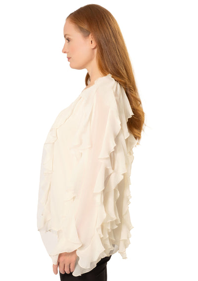FLYN RUFFLE BLOUSE