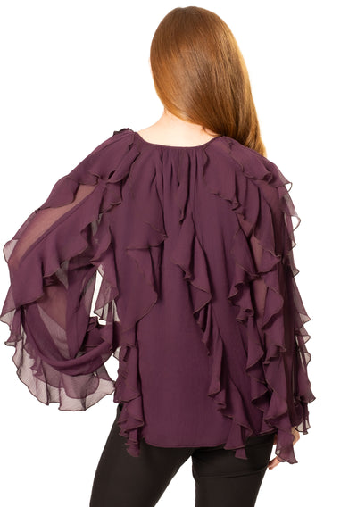 FLYN RUFFLE BLOUSE