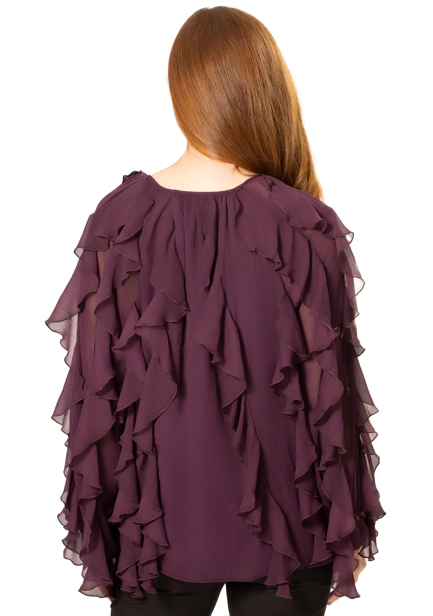 FLYN RUFFLE BLOUSE