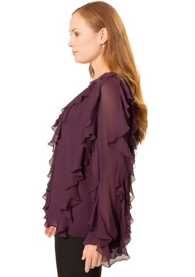 FLYN RUFFLE BLOUSE
