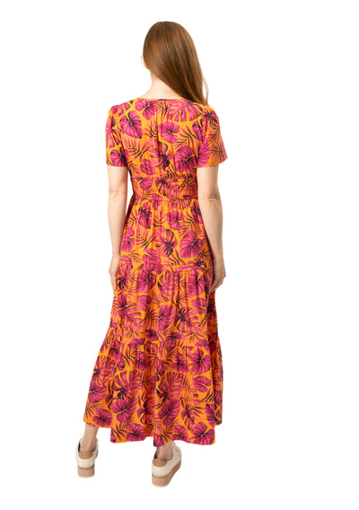 ORG FLORAL DRESS