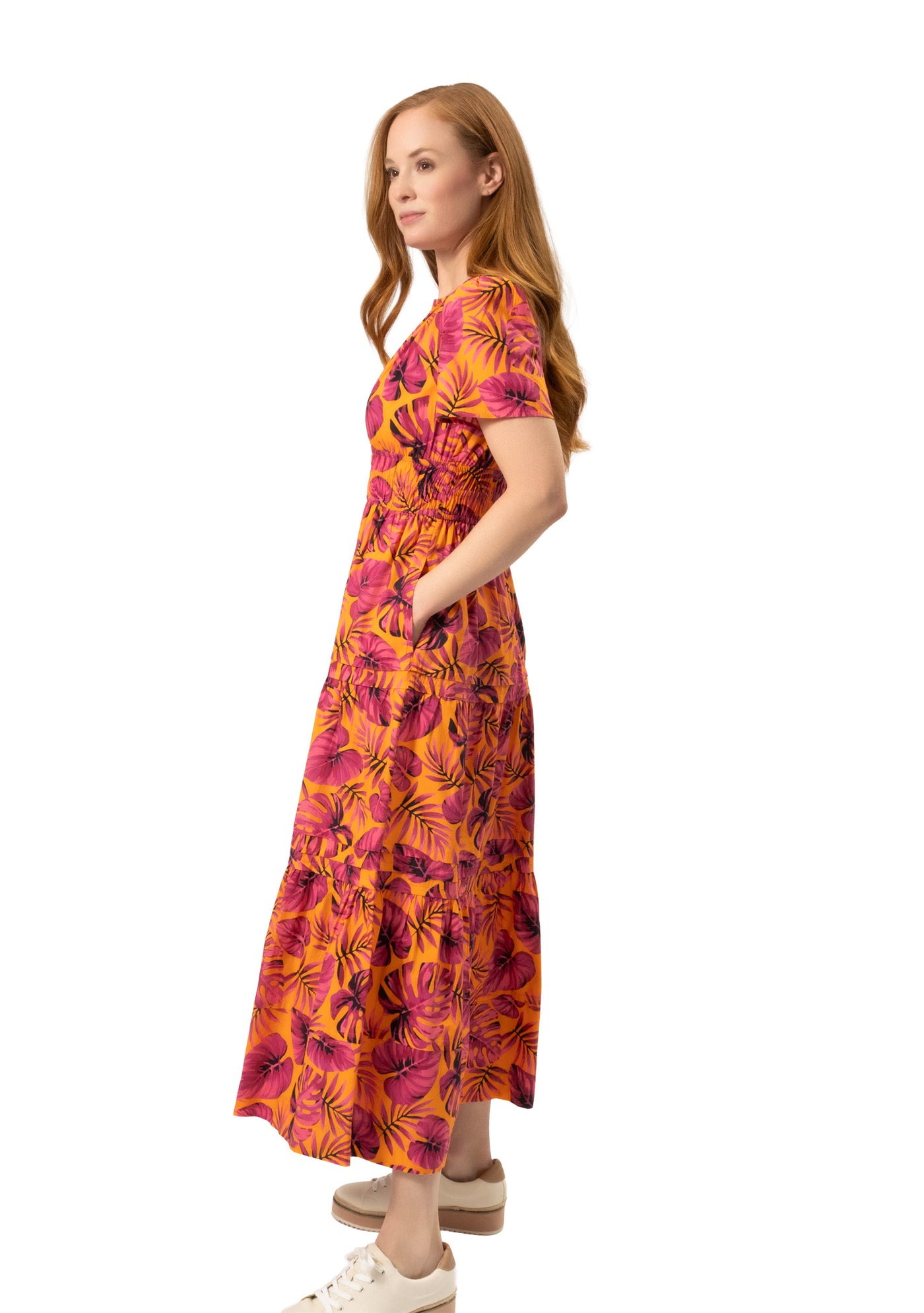 ORG FLORAL DRESS