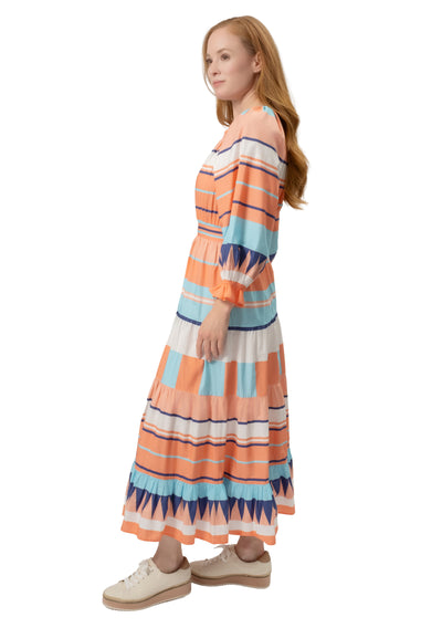 STRIPE RESORT DRESS