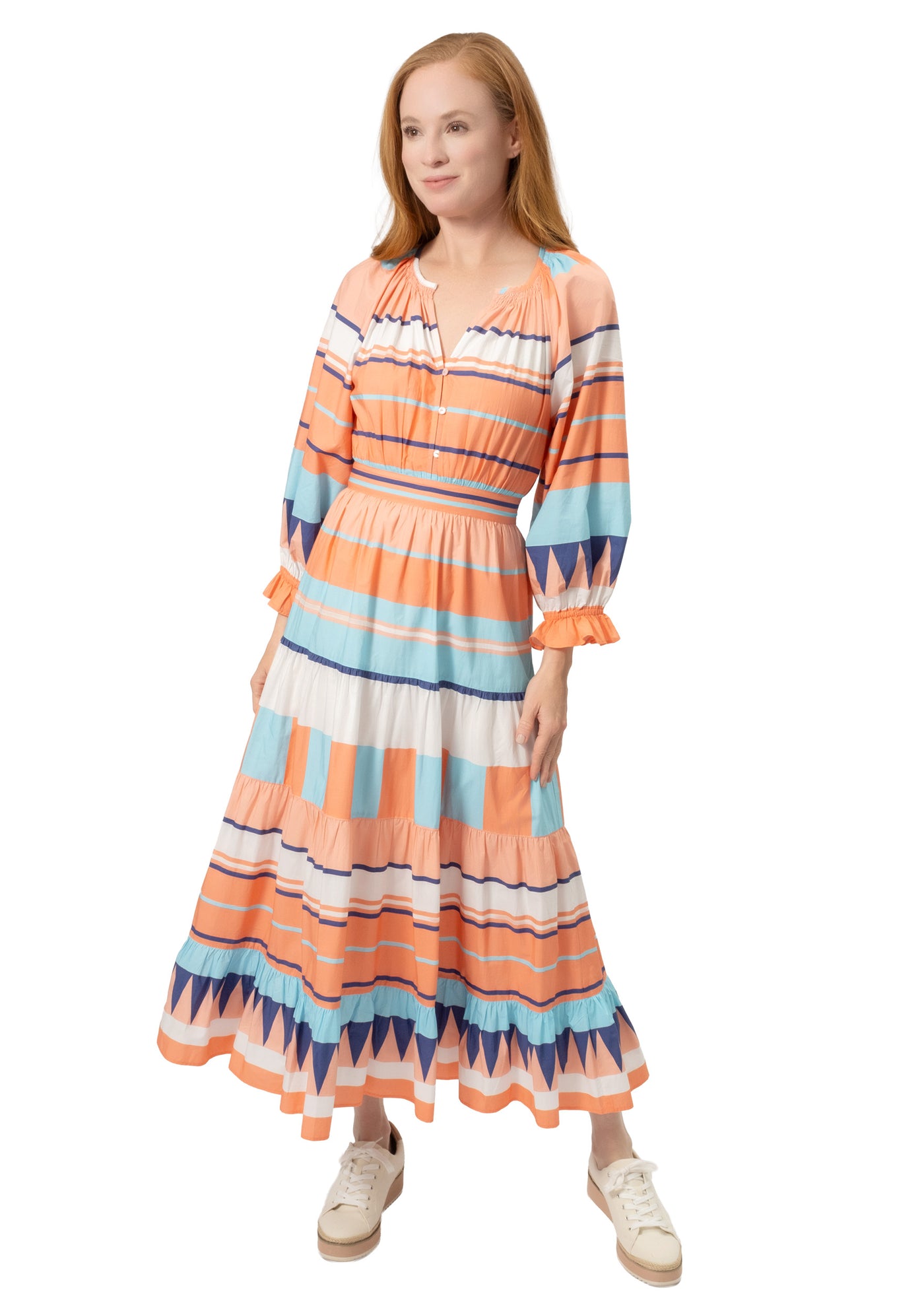 STRIPE RESORT DRESS