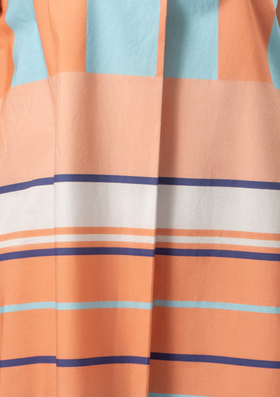 STRIPE SHORT RESORT DRESS
