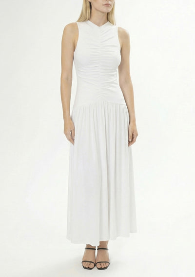 Ella Ruched Jersey Dress – Area Stars