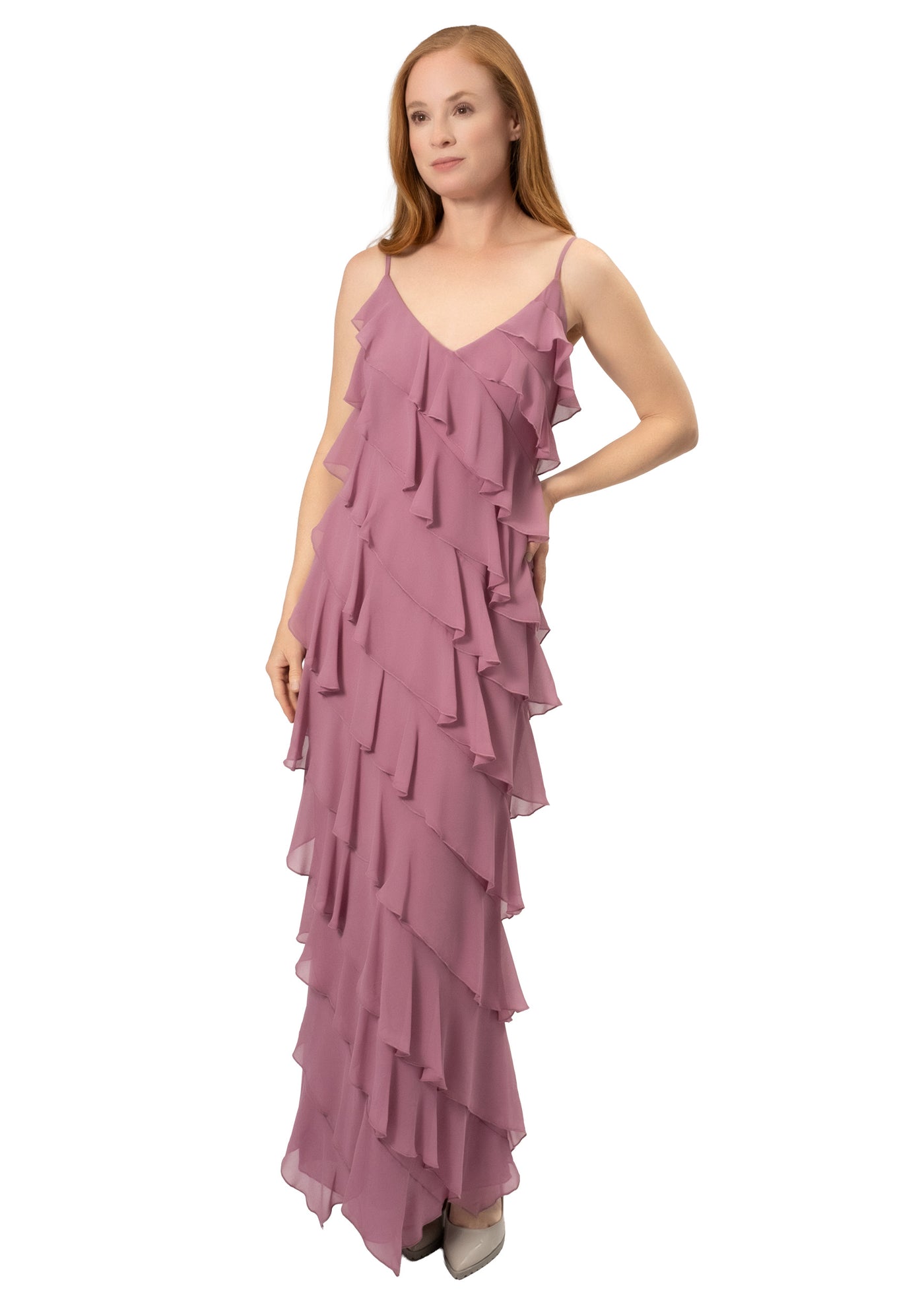 RIZA RUFFLE DRESS