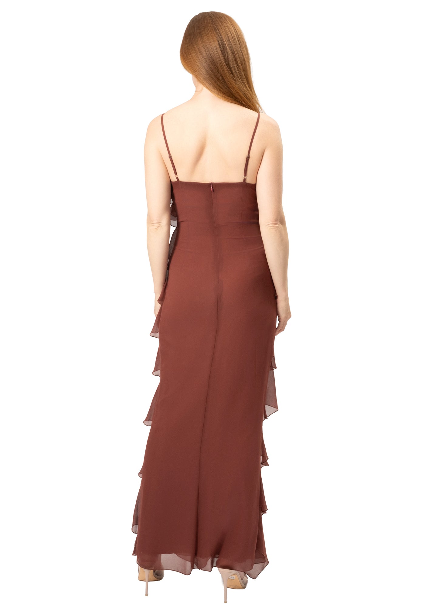RIZA RUFFLE DRESS