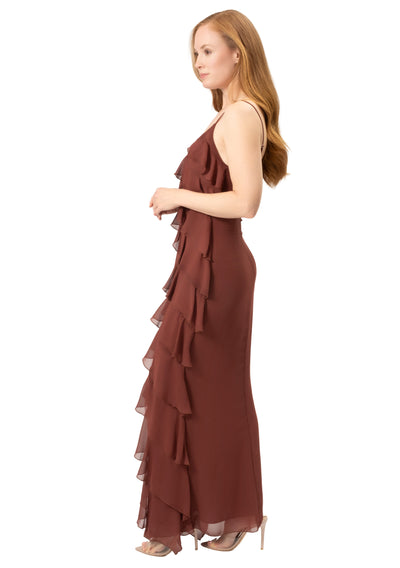 RIZA RUFFLE DRESS