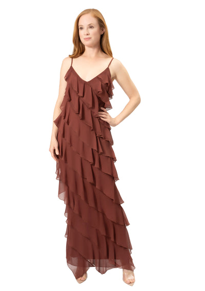 RIZA RUFFLE DRESS