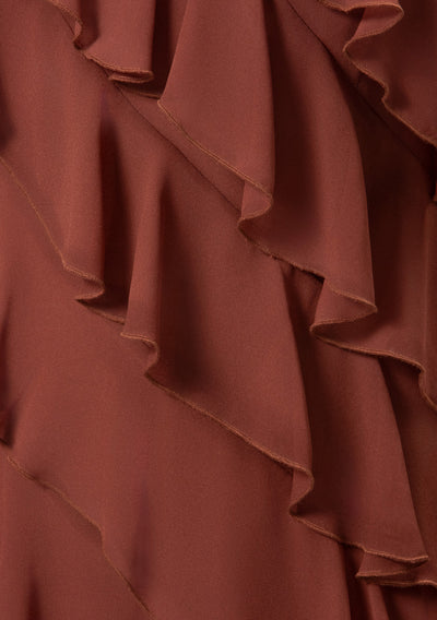 RIZA RUFFLE DRESS