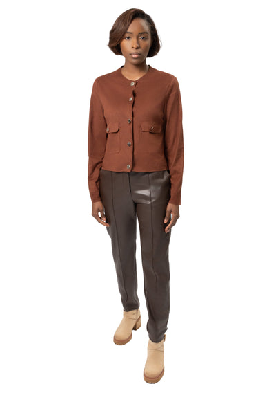 MARISSA FAUX SUEDE JACKET