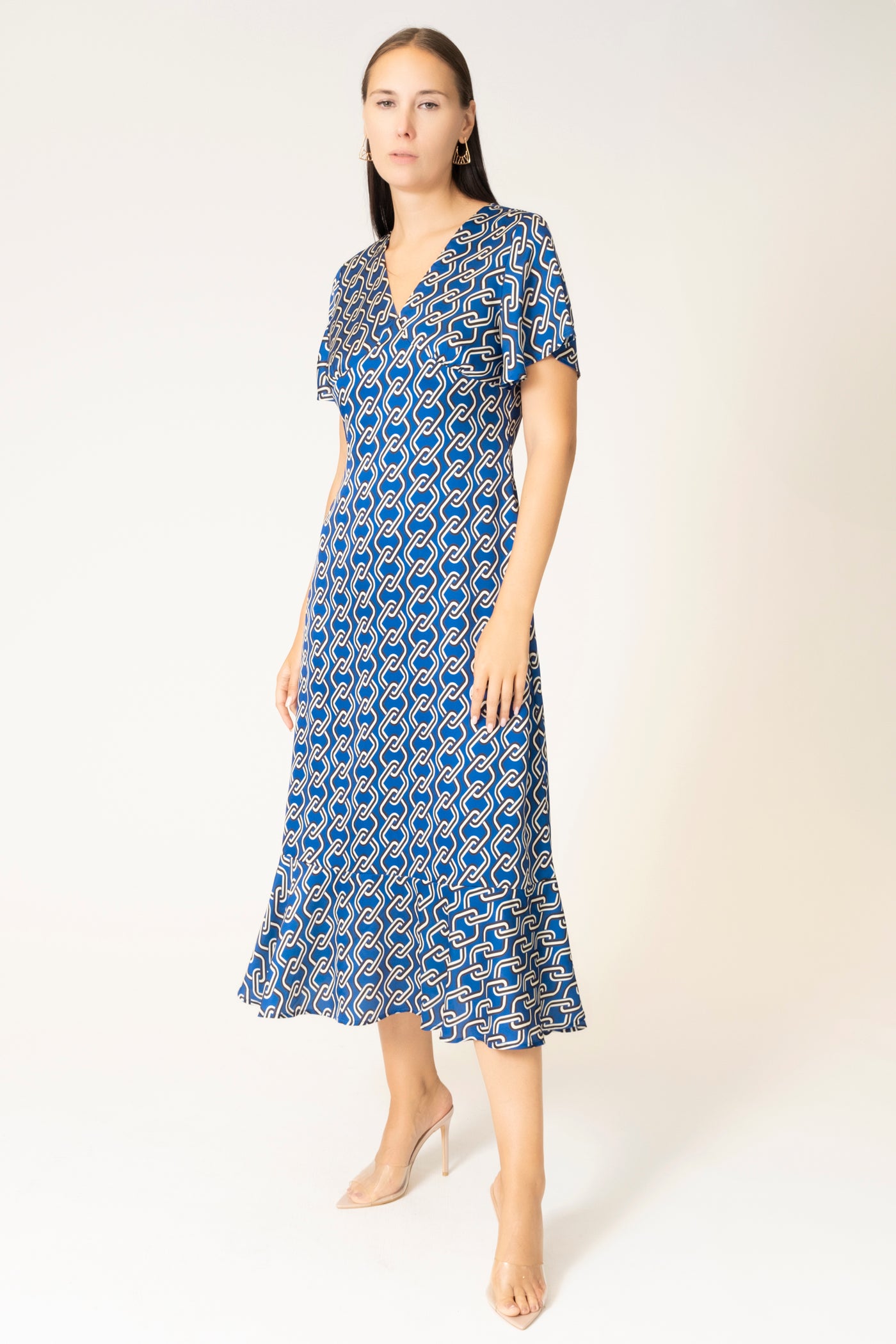 TRINA PRINT LONG DRESS