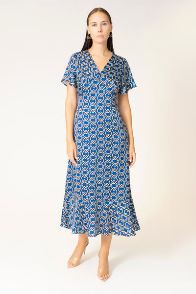 TRINA PRINT LONG DRESS