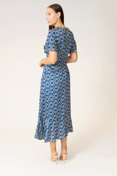 TRINA PRINT LONG DRESS