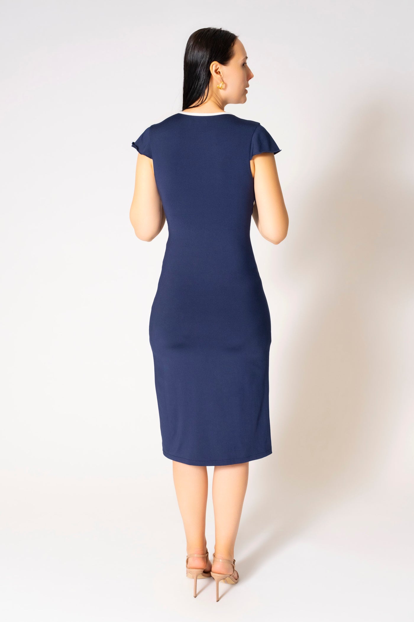 HAYLEY BOW MIDI DRESS