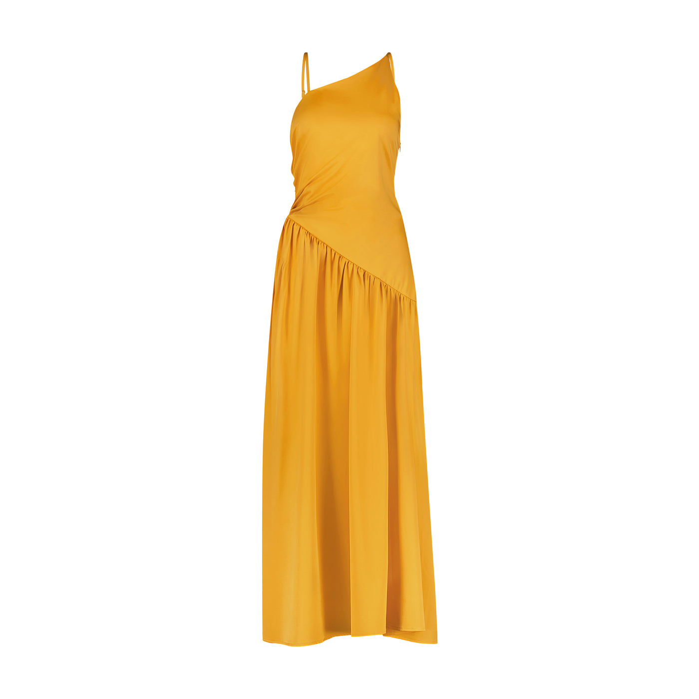 JANIS MAXI ASYMETRICAL PLEATED DRESS