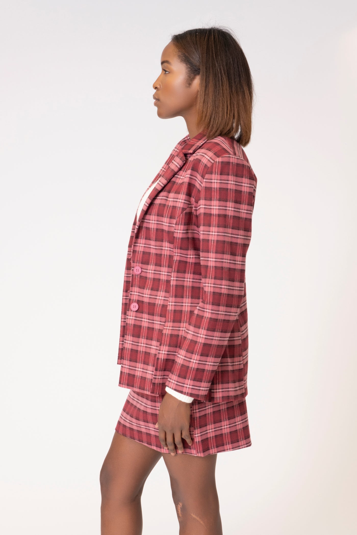 BP PLAID BLAZER