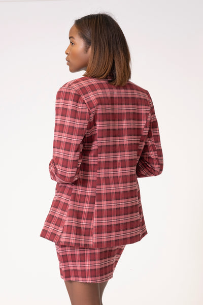 BP PLAID BLAZER