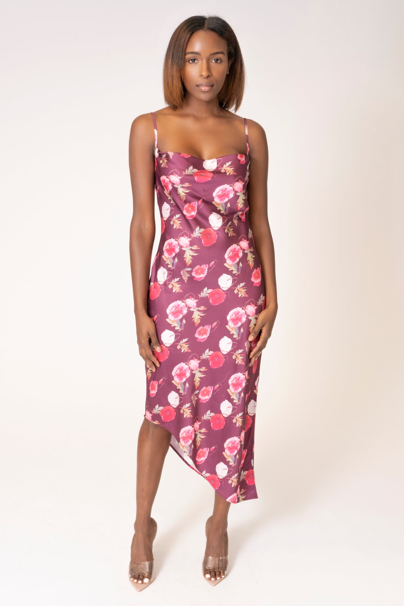 BOUQUET SLIP DRESS