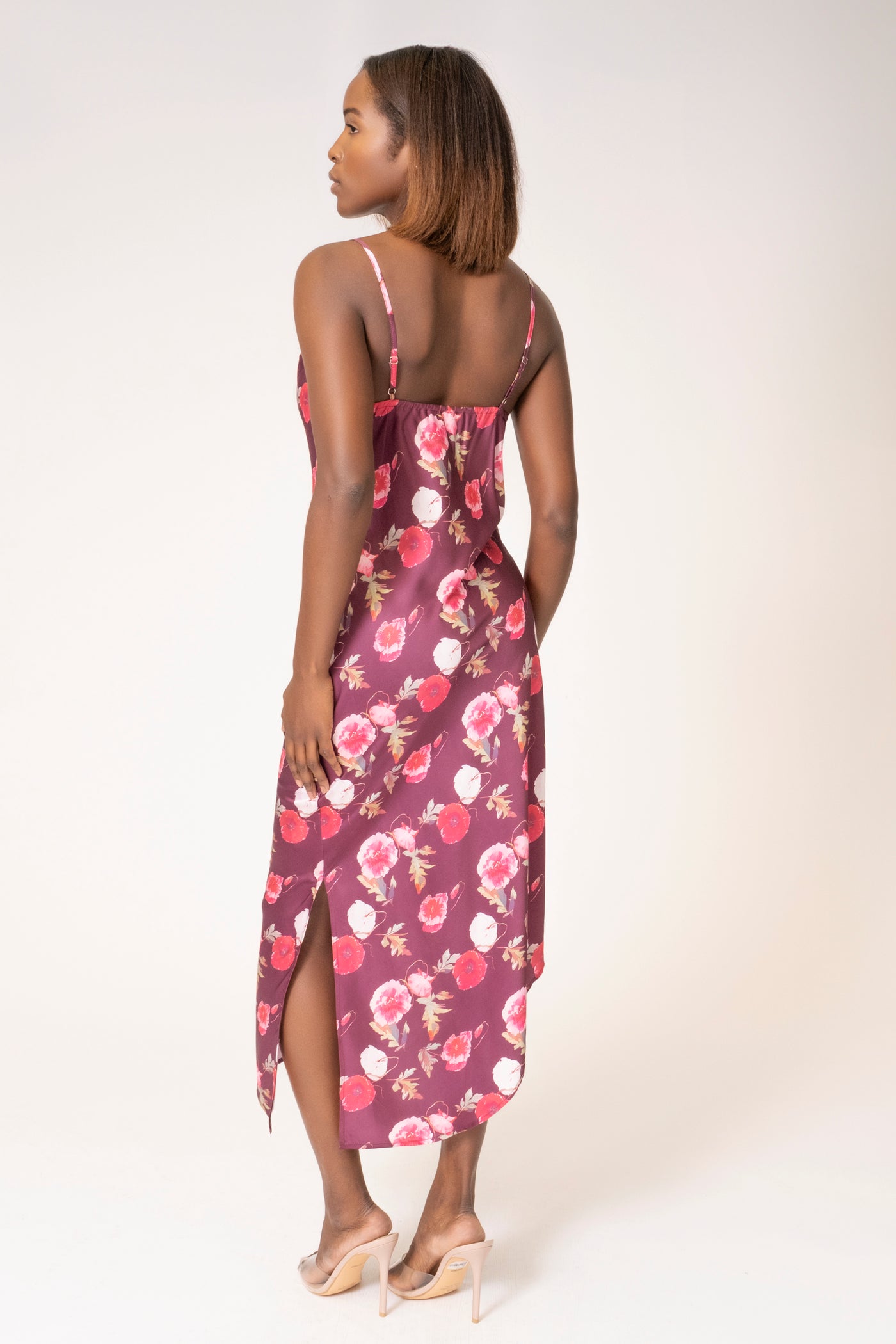 BOUQUET SLIP DRESS