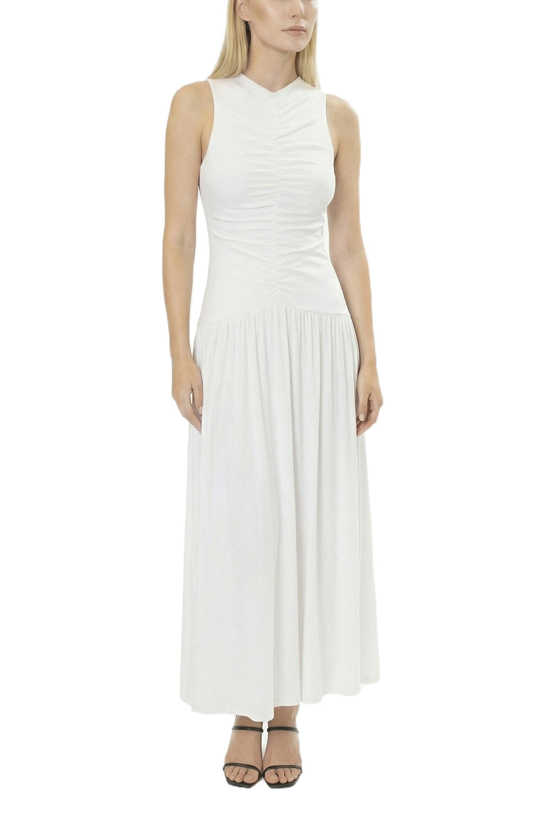 Ella Ruched Jersey Dress – Area Stars