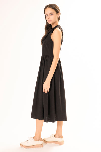 BRI BIB DRESS BLACK