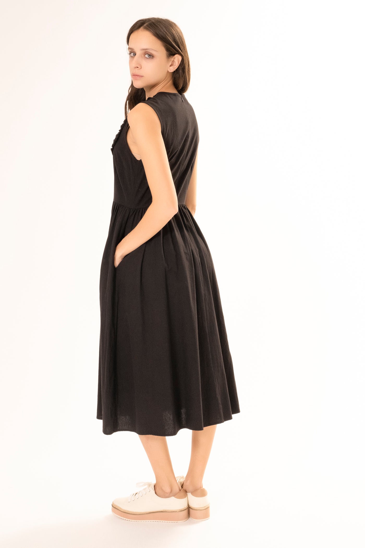 BRI BIB DRESS BLACK