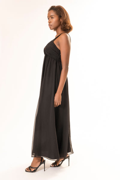 JIA LONG DRESS BLACK