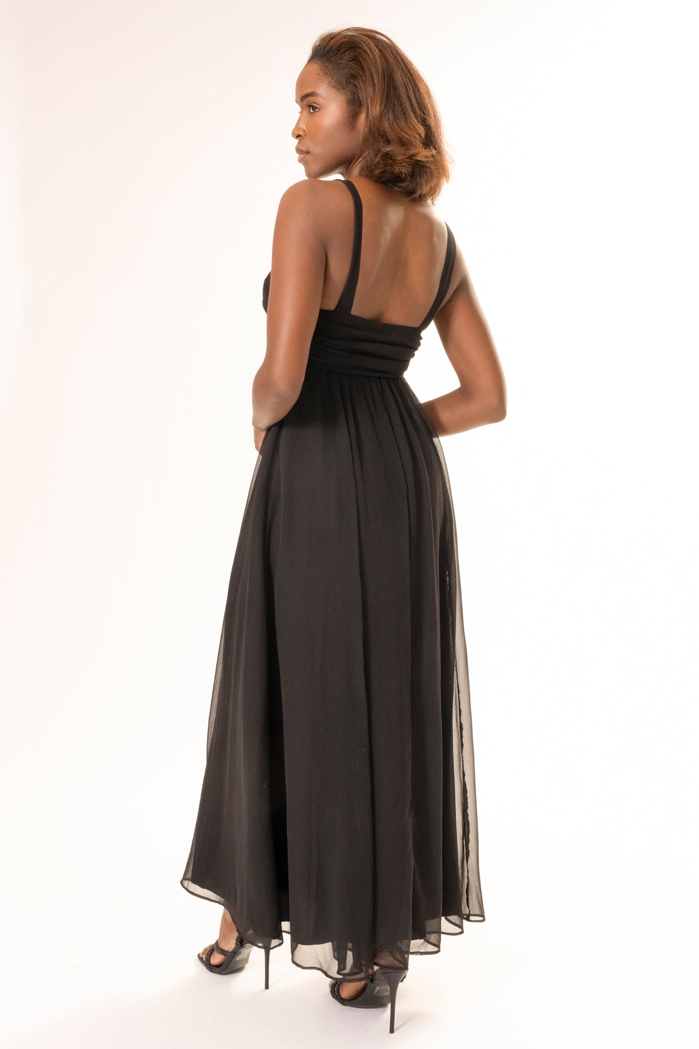JIA LONG DRESS BLACK