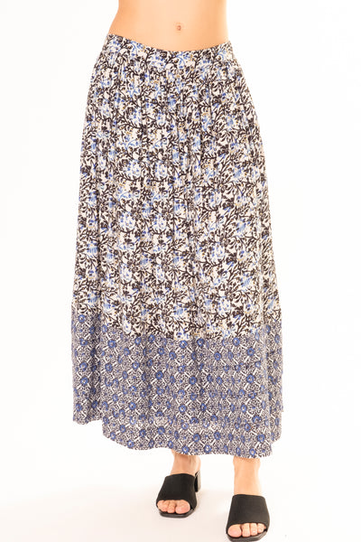 BLUE VINE SKIRT