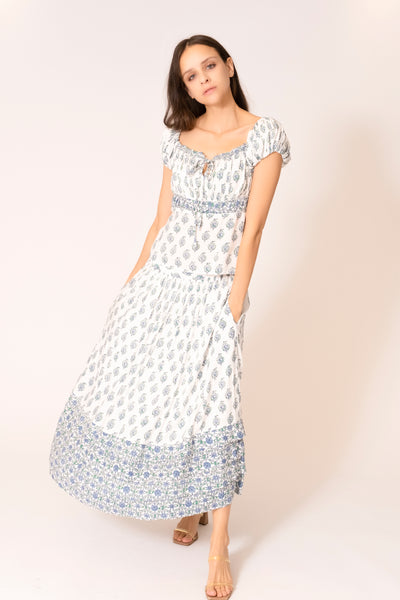 RAYON PRINTED SKIRT