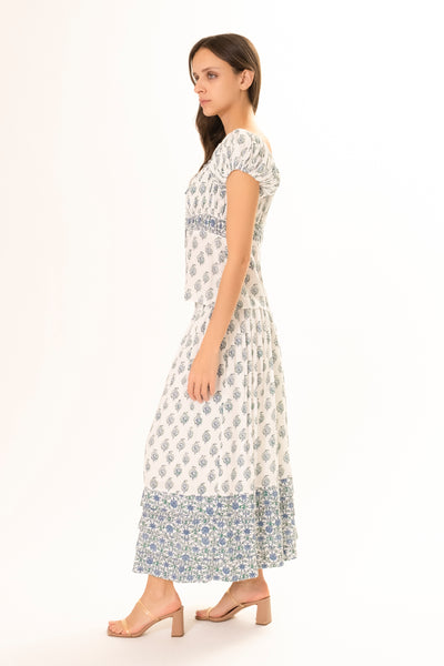 RAYON PRINTED SKIRT