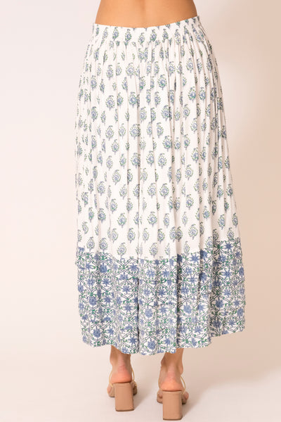 RAYON PRINTED SKIRT